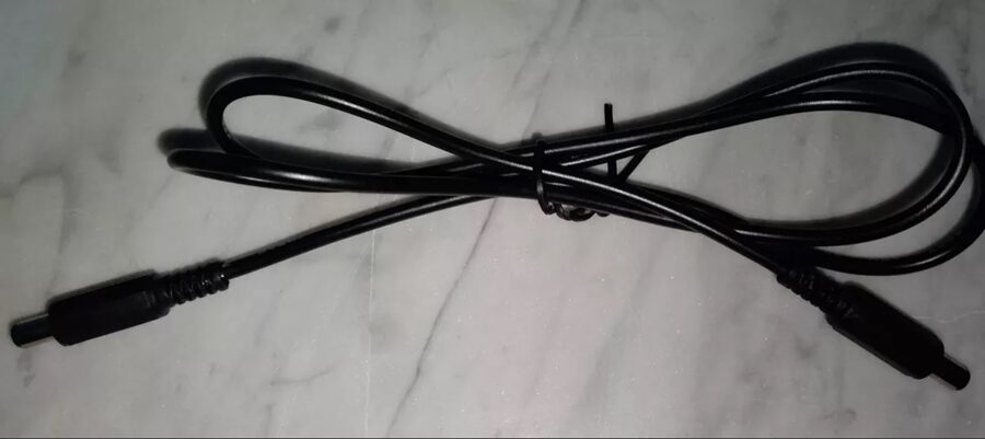 Cable De Corriente Mini Ups 2.1 Mm Plug 80 Ctms